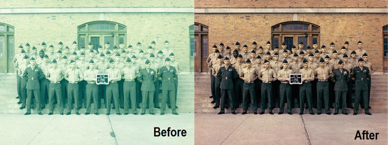 Photo Restoration example 2