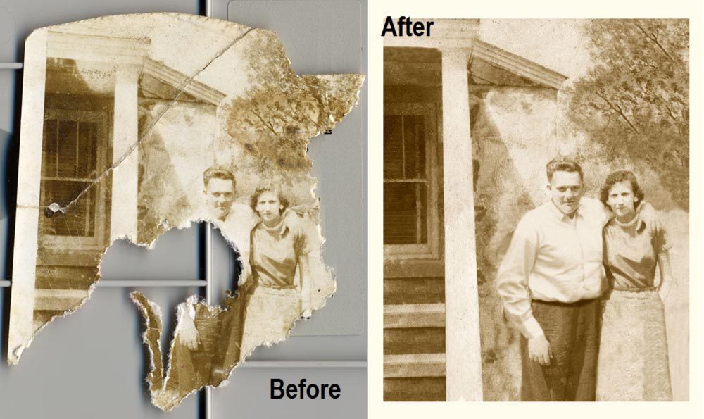 Photo Restoration example 5