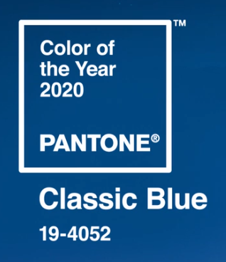 Color of the Year 2020 PANTONE Classic Blue 19-4052