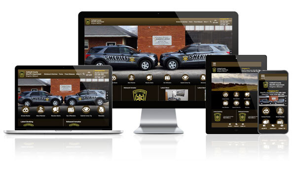 Caldwell County Sheriff's Department, Missouri - Responsive Website