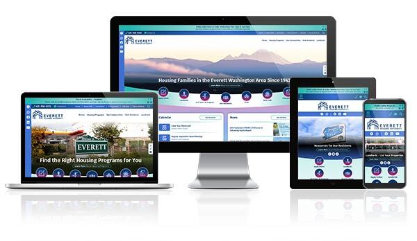 Everett Housing Authority, Washington - Responsive Website