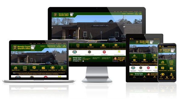 Nevada County Sheriff's Office, Arkansas - Responsive Website