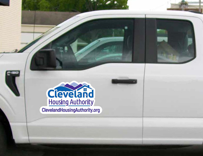 Cleveland Housing Authority, Tennessee - Truck Vinyl Decal